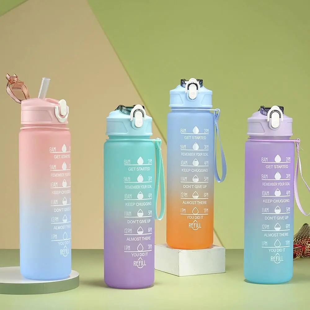 Бутылка для воды Мотивационная спортивная бутылка Герметичные бутылки Питьевая