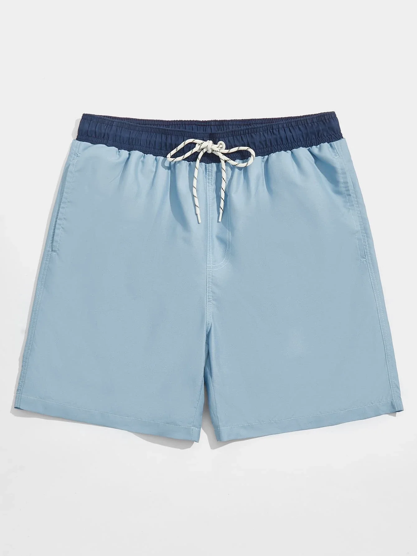 

Мужские короткие джинсы с принтом, светильник-голубые свободные прямые повседневные джинсы с широкими штанинами в Корейском стиле, лето 2022