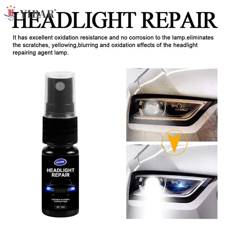 

10/20/30ml Car Headlight Repair Coating Solution Repair Oxidation Rearview Coating Headlight Polishing Anti-scratch Liquid Agent