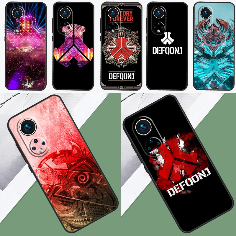 Чехол Defqon 1 для музыкального фестиваля Huawei Honor X8 X7 X9 50 70 P20 P40 Lite P30 P50 Pro Nova 5T P Smart 2021, чехол