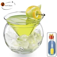 creativity split type diy molecular gastronomy cocktail cup cone round ball glasses set martini glass smoothies container