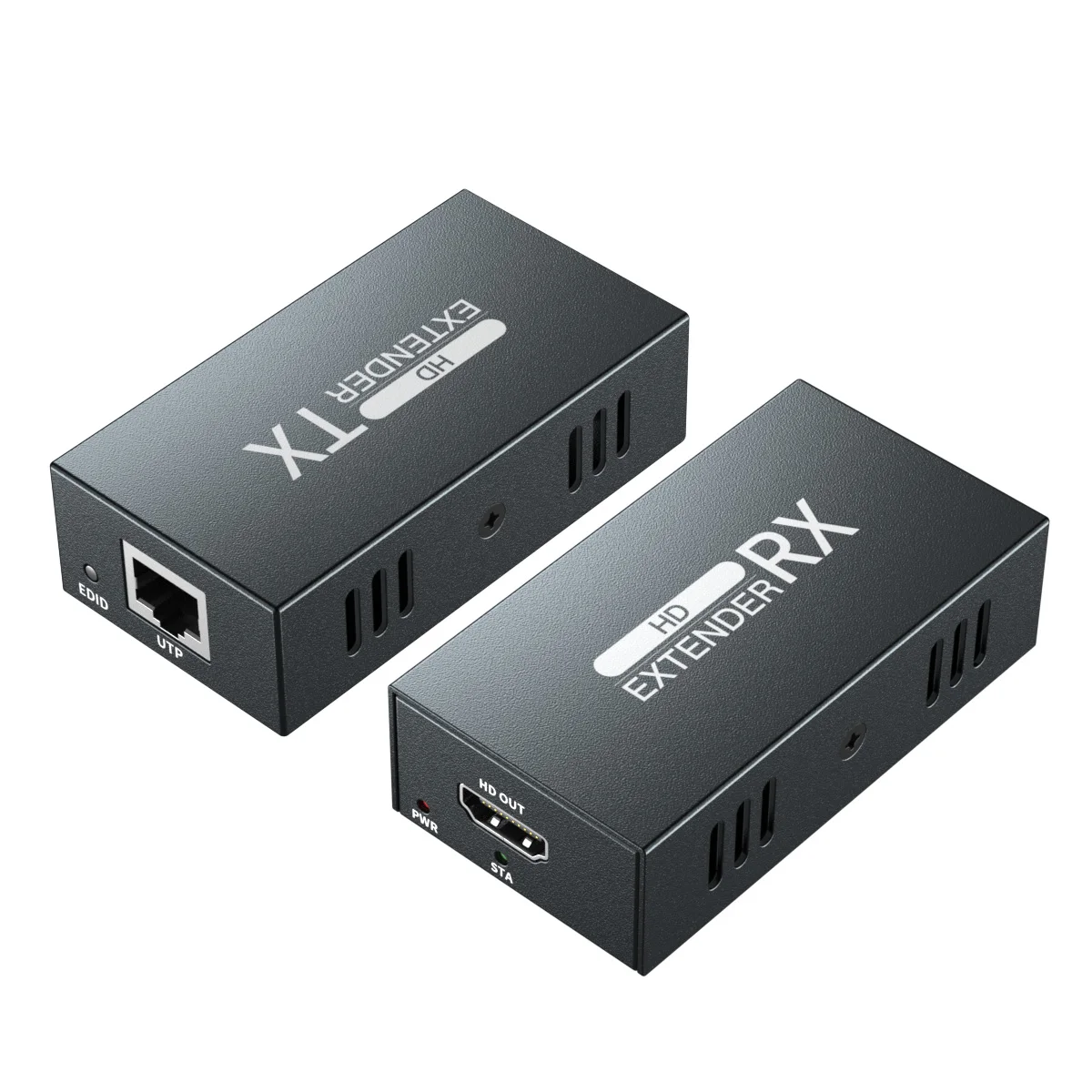 HDMI-удлинитель, 50 м, кабель Cat6, несжатой передачи, 1080p 60 Гц, HD-видео EDID для офисного собрания, совместного использования семейных фильмов