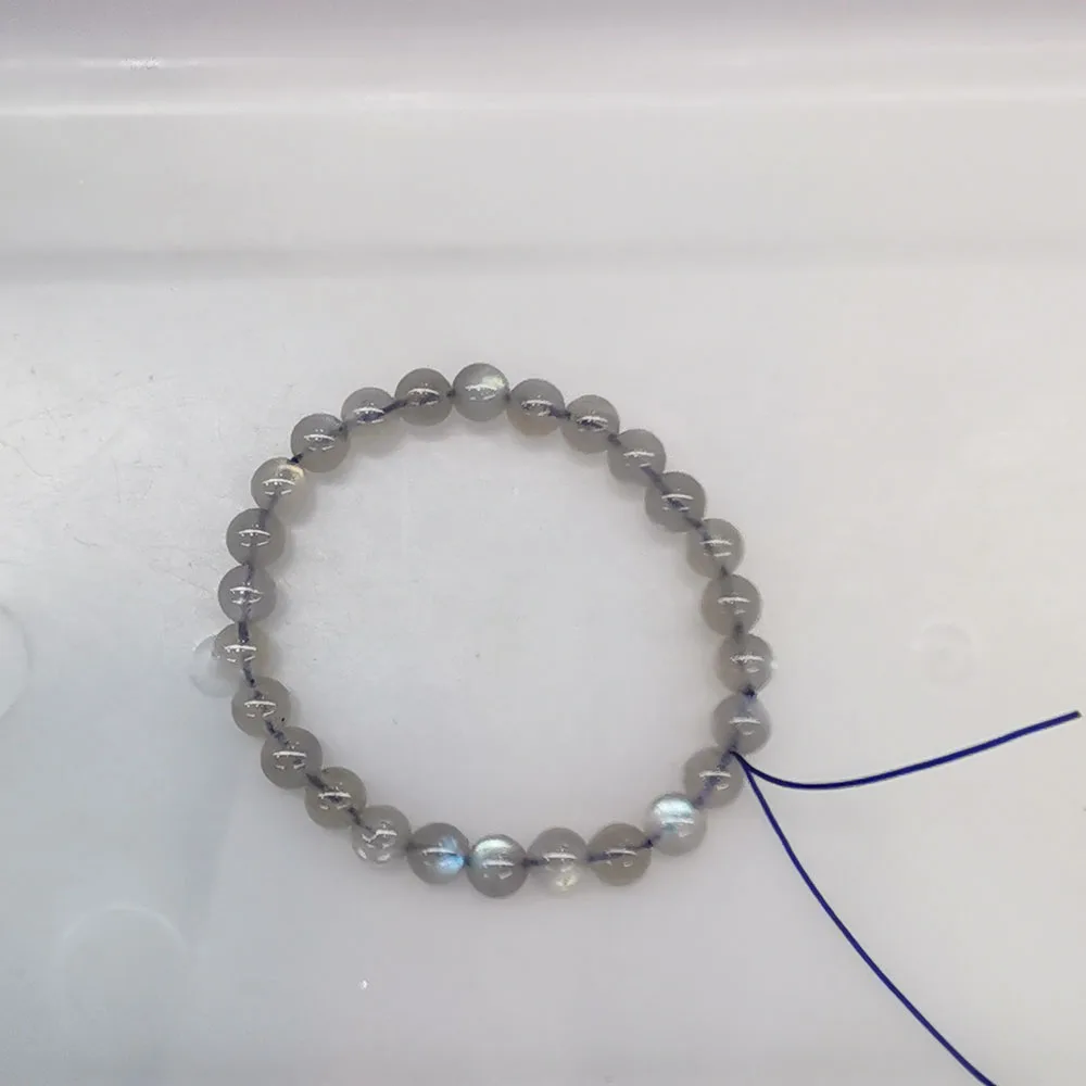 Красивый браслет из натурального Лабрадорита для женщин и мужчин, ювелирные изделия