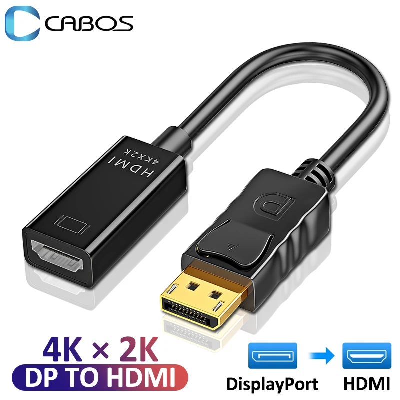 Кабель 4K DisplayPort-HDMI-совместимый с Mini DP DisplayPort-HDMI адаптер конвертер для ПК ТВ