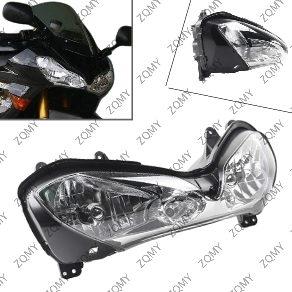 Для KAWASAKI ZX10R ZX-10R 2004 2005 мотоциклетная фара головного света Лампа в сборе