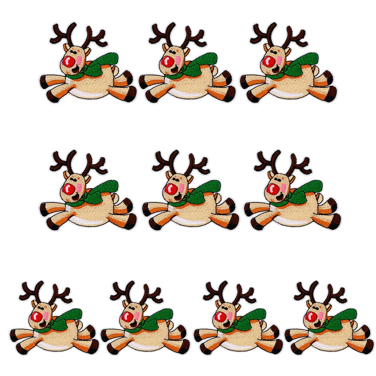 

10Pcs Clothes Christmas On for Christmas Decor Home Cloth