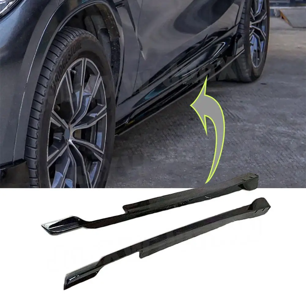 Фото Для BMW X6 G06 LCI Sport 2023 + передний спойлер для губ, задний бампер, диффузор, насадки для выхлопных газов, боковые юбки, автомобильный Стайлинг, комплекты кузова, аксессуары №5