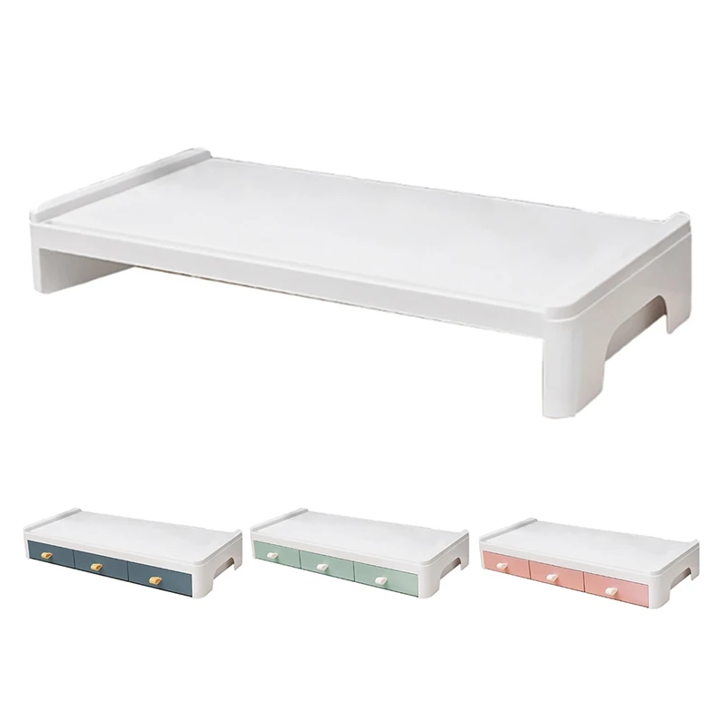 

1Pcs Laptop PC Stand Desktop Table Storage Organizer Shelf Computer Monitor Heightening Rack Bracket