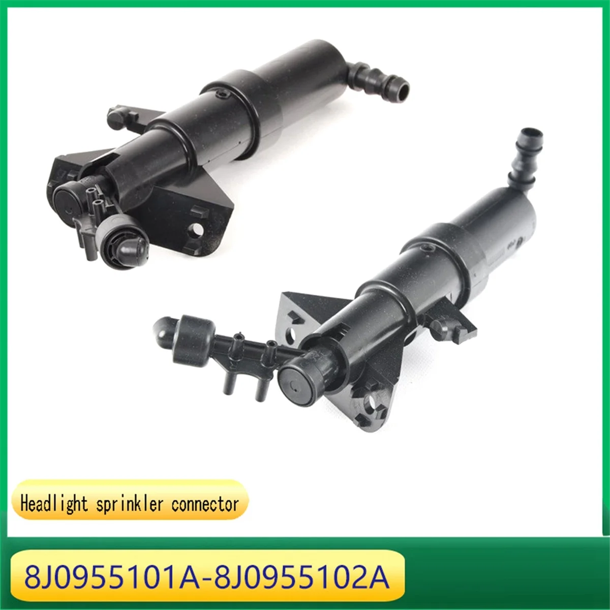 Левая + Железная Форсунка омывателя для Audi TT 2007-2014 чистящее сопло фар 8J0955101A 8J0955102A