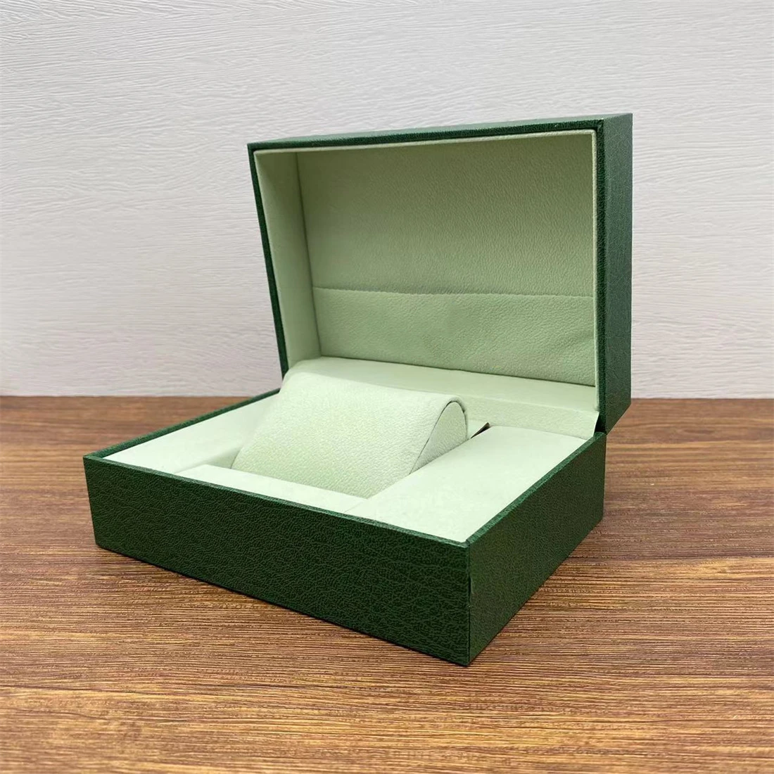 Factory Supplier Green Rox with Original Wooden Watch Box Luxury Brand with Papers Card Can Customization AAA Watche