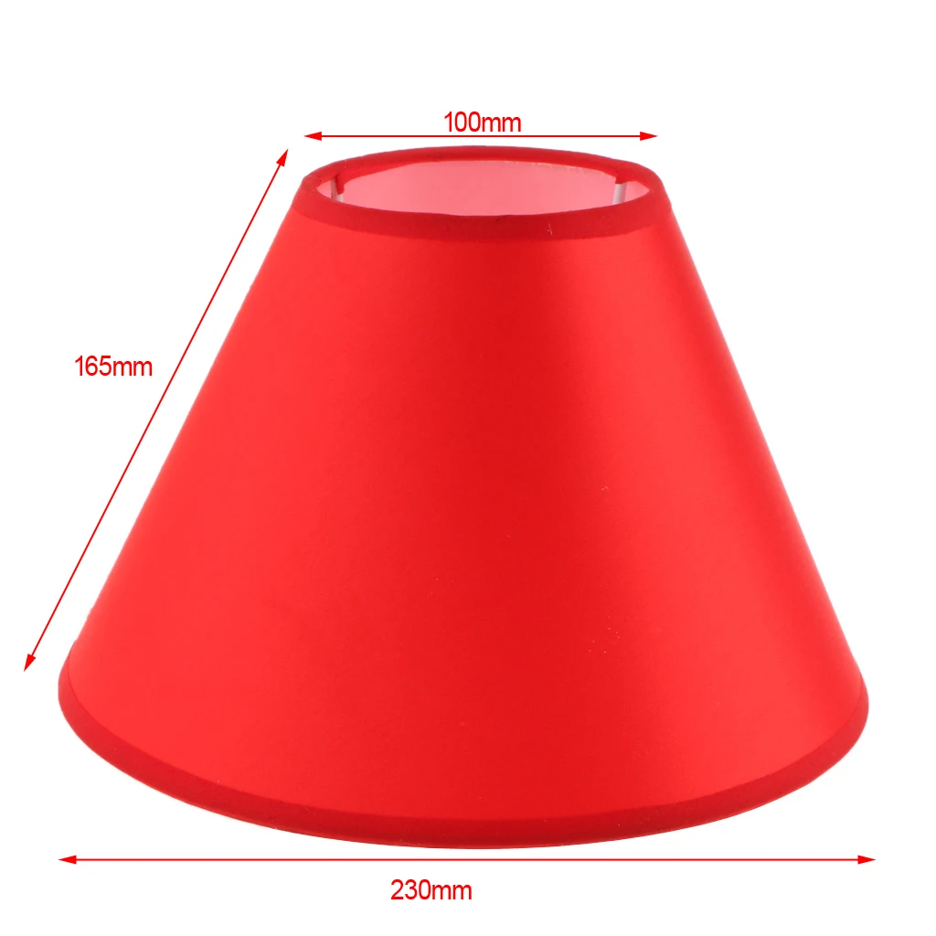 

Fabric Lampshade Table Lamp Shade Floor Lamp Bedside Lamp Light Shade Red