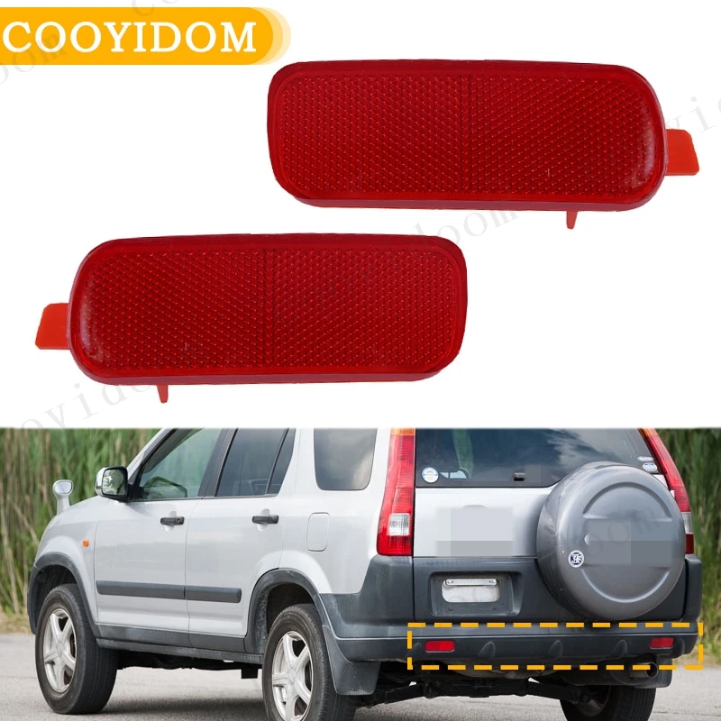 

Автомобильный задний бампер ОТРАЖАТЕЛЬ противотуманная светильник противотуманная фара для HONDA CRV RD5 RD7 2001 2002 2003-2007 противотуманная фара для стайлинга автомобиля