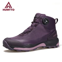 humtto hiking shoes women 2022 winter trekking waterproof woman sneakers outdoor sport walking tactical safety boots for womens