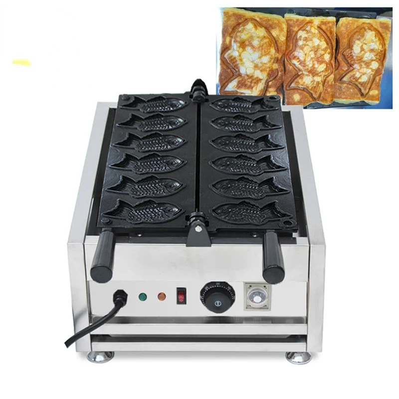 Хлебопечка для рыбного торта электрическая машина Круассанов Taiyaki железная