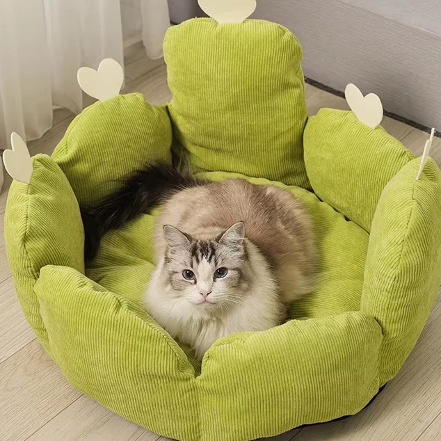 Универсальная Всесезонная Лежанка для кошек mofespop полузакрытый домик съемное и