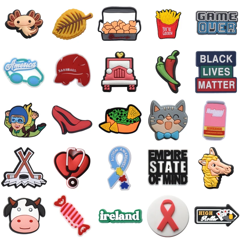 

Gifts Wholesale Bulk Packs Decorations for Crocs Women Charm Girl Shoes Accessories Para Pins Set Jeans Men Boy Shoe Charms Kids