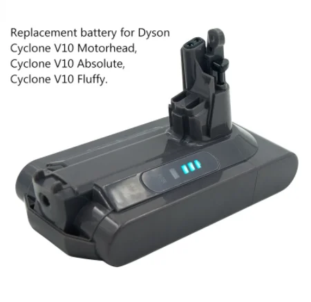 

New replacement 25.2V 6000mah lithium battery replacement for dyson vacuum cleaner cyclone v10 absolute sv12 V10 fluffy V10