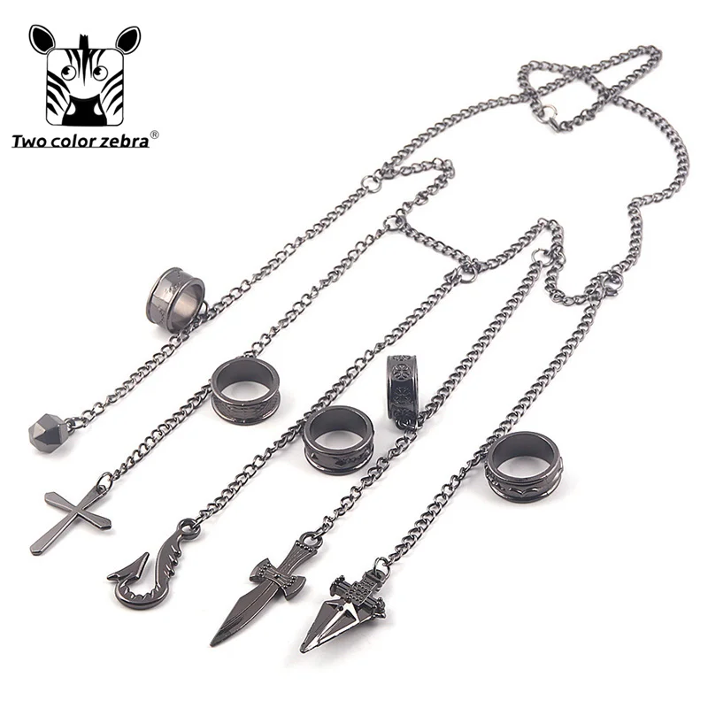 Hunter X Saber Kurapika GON FREECSS Killua Zoldyck косплей костюм реквизит металлическое кольцо