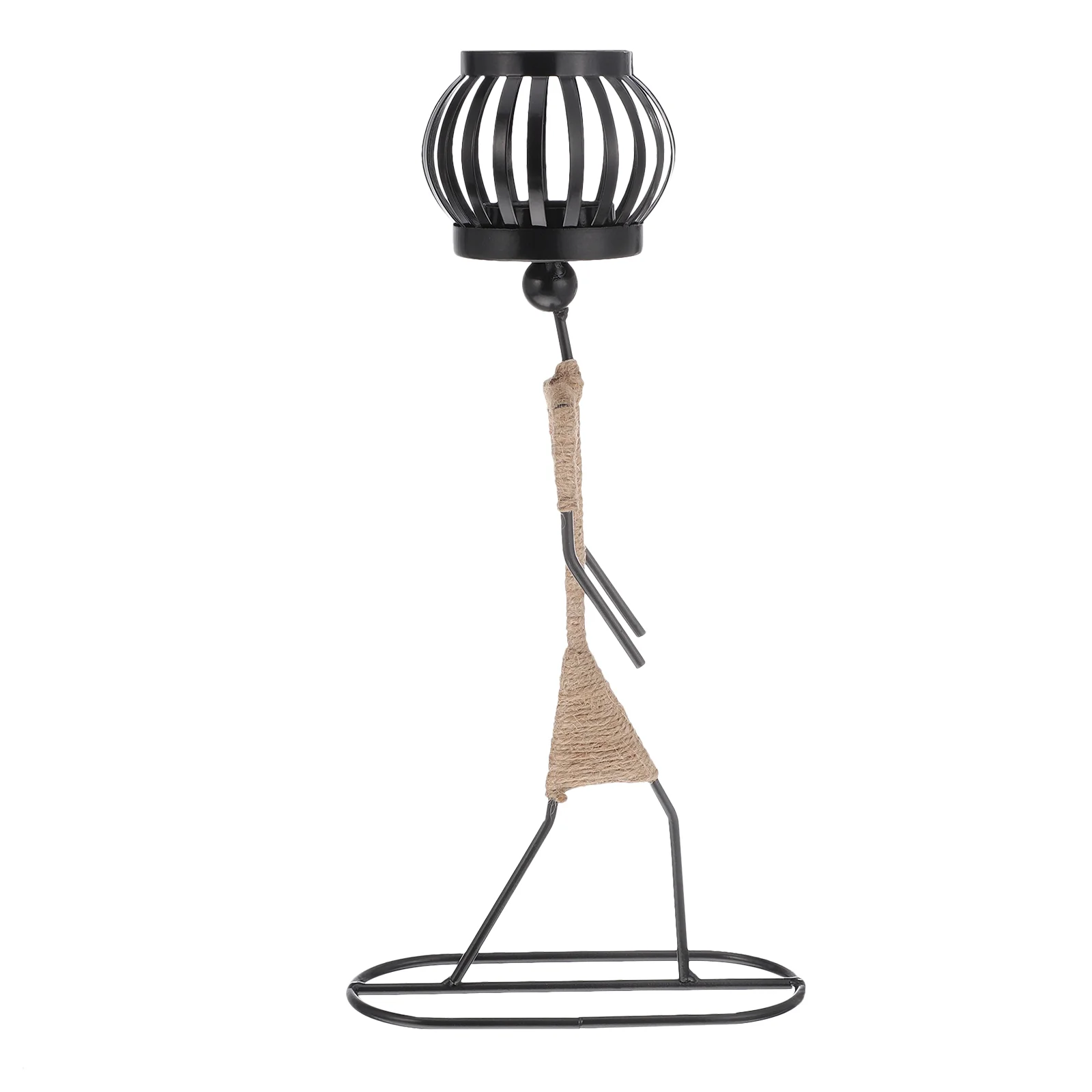 

Holder Stand Plate Girl Metal Candlestick Wedding Centerpiece African Sculpture Statue Tray Pillar Tea Table Church Decor