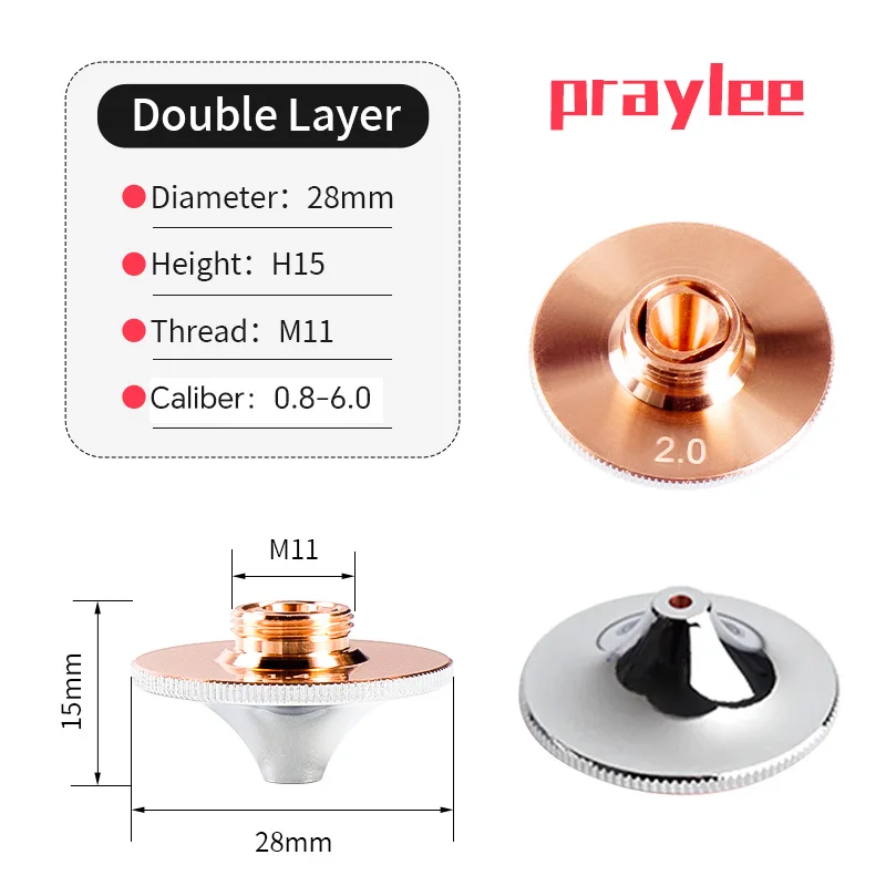 

Лазерное сопло Precitec Raytools HSG D32 D28 H15