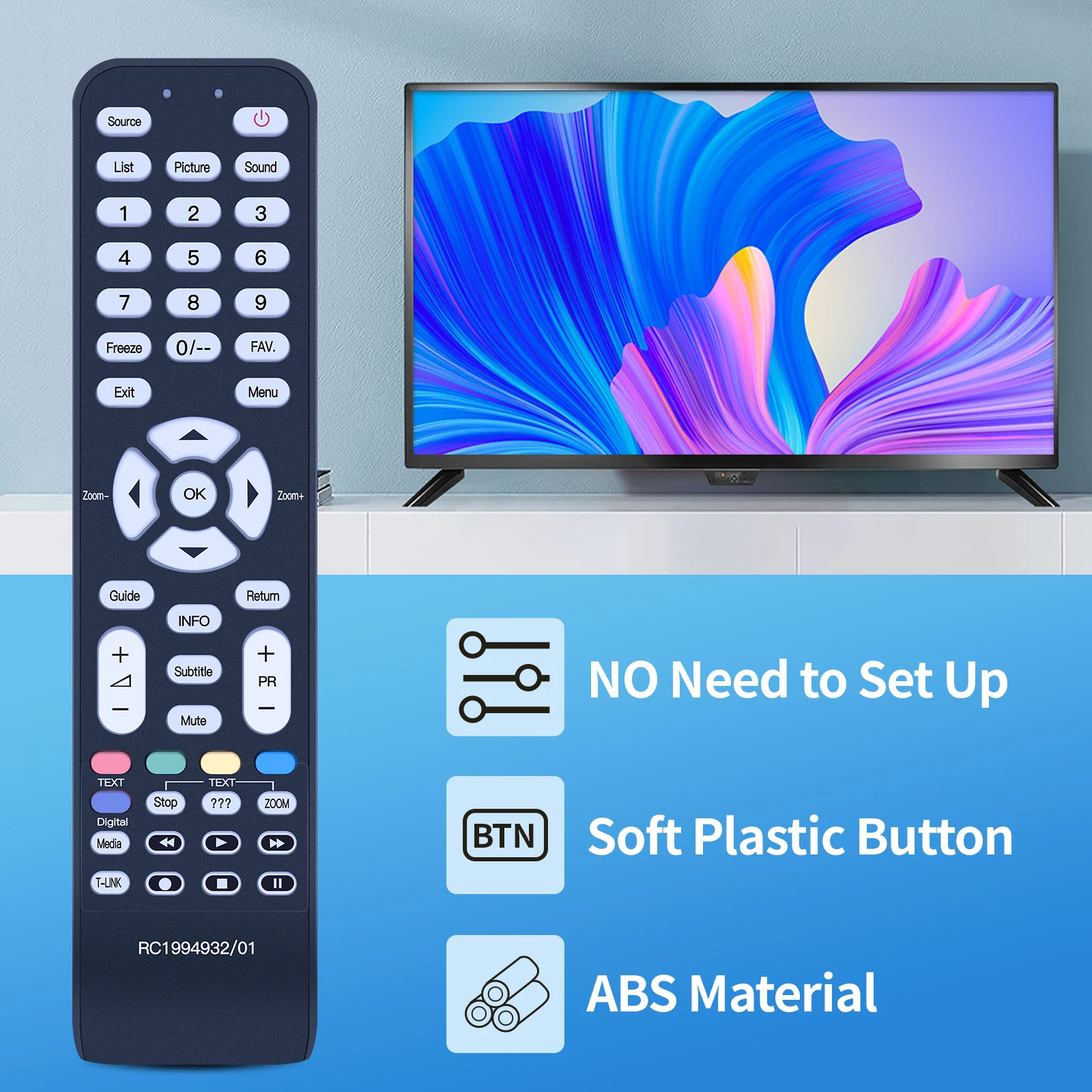 Новый пульт дистанционного управления RC1994932/01 для TCL TV L26M9HD L32M9HD L42M9FHD L32M11HD