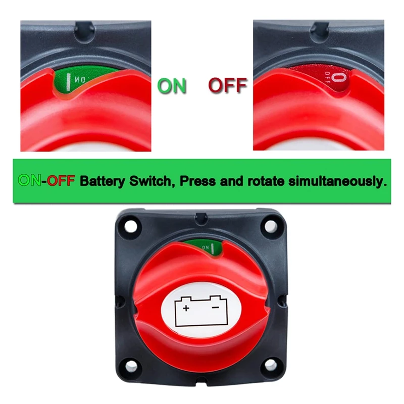 Разъединитель аккумулятора 12 В 24 48 60 Главный выключатель Водонепроницаемый