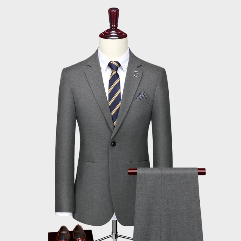 

Custom Made Groom Wedding Dress Blazer Suits Pants Business High-end Classic Dress Trousers ZHA09-39999