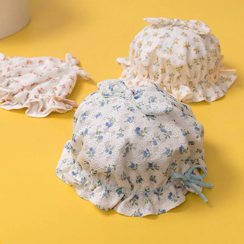 

2022 Cotton Newborn Baby Hat Soft Bucket Hat Fisherman Hat Kids Summer Toddler Boys Girls Panama Sun Cap Accessories 0-10 Months