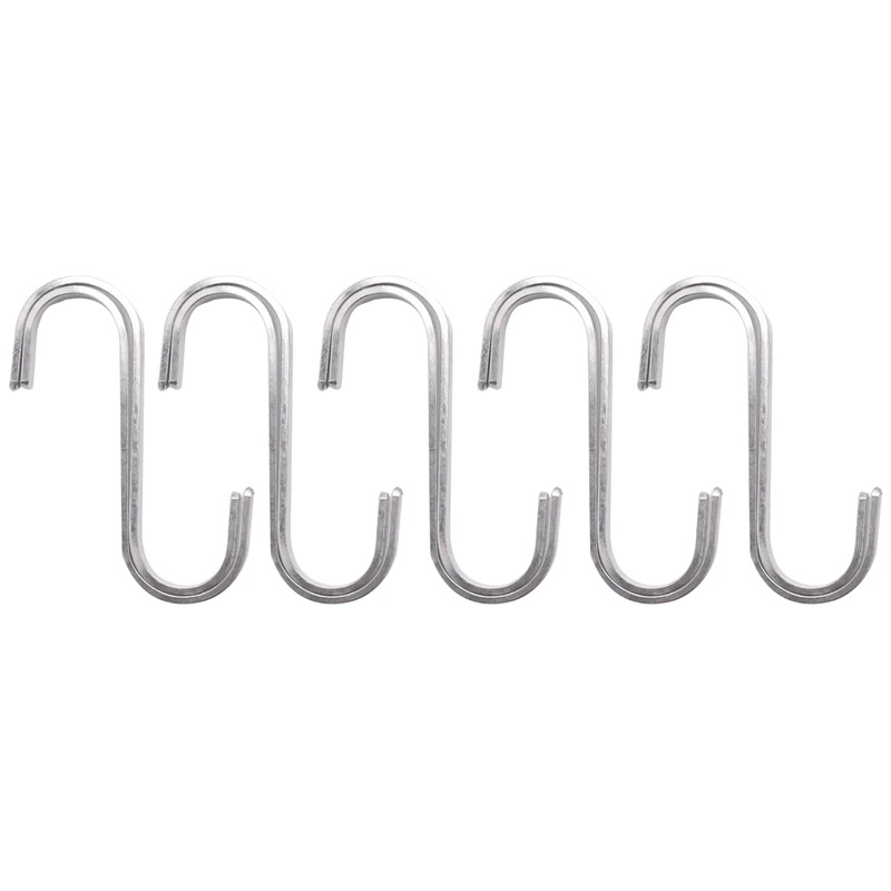 Set Of 10 S Stainless Steel Suspension Hooks For Kitchen Cookware Or Butcher Meat