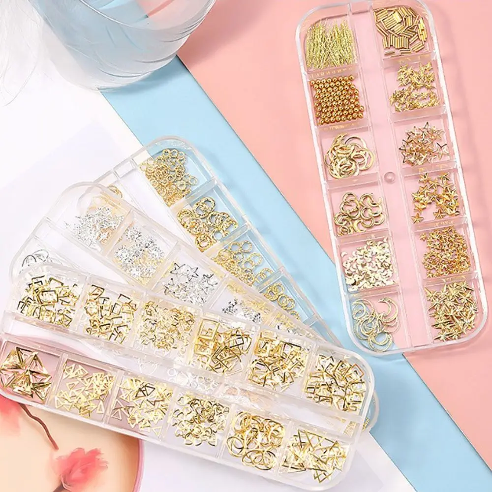 

Nail Art Charms Women Nail Jewelry Nail Rhinestones Manicure Accessories Nail Decoration Salon Rivet DIY Nail Material