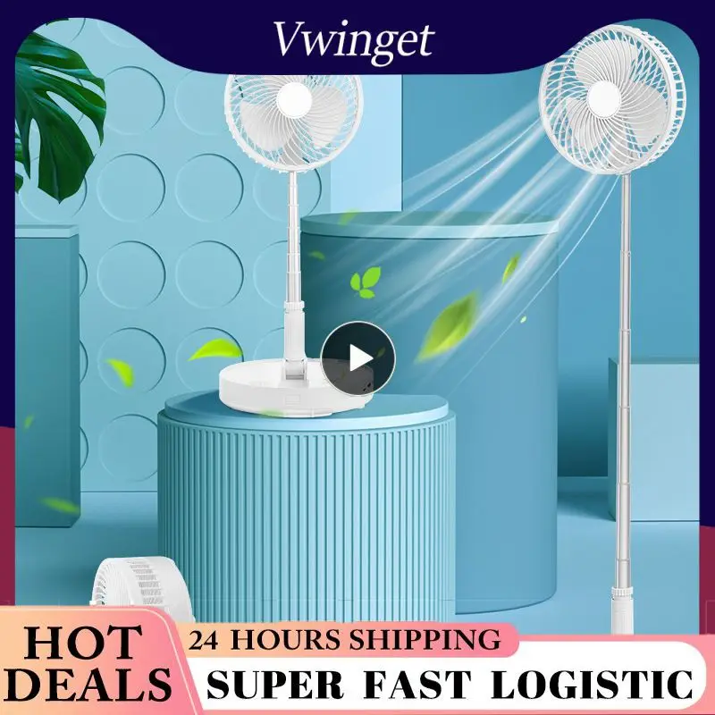 

2/3/5PCS Abs Convenient Usb Charging Fan Telescopic Desktop Silent Fan Folding Desktop Fan Speaker White Insert The U Disk 5w