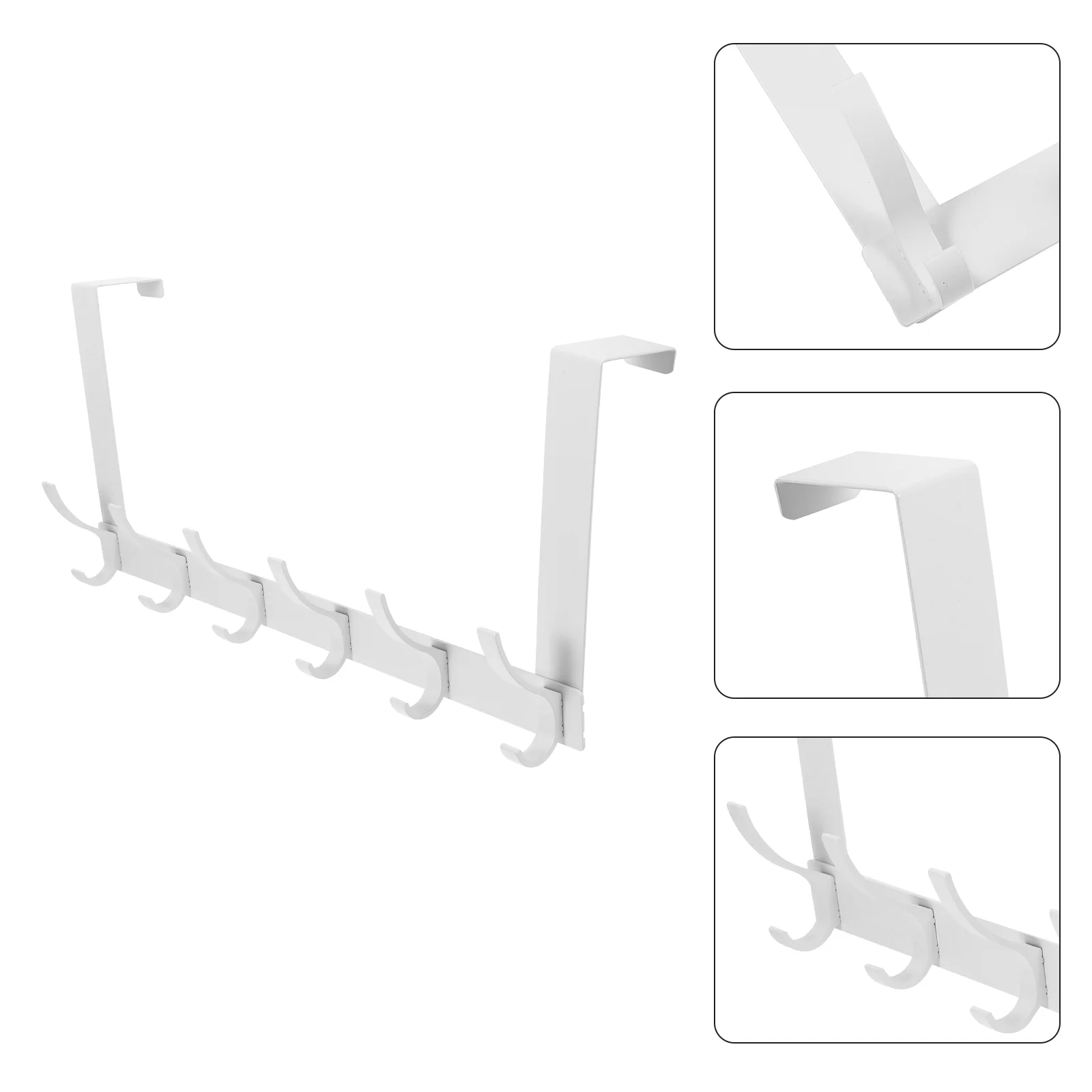 

Door Hook The Hooks Punch Free Hanging Hanger Hats Cubicle Coat Front Towel Rack