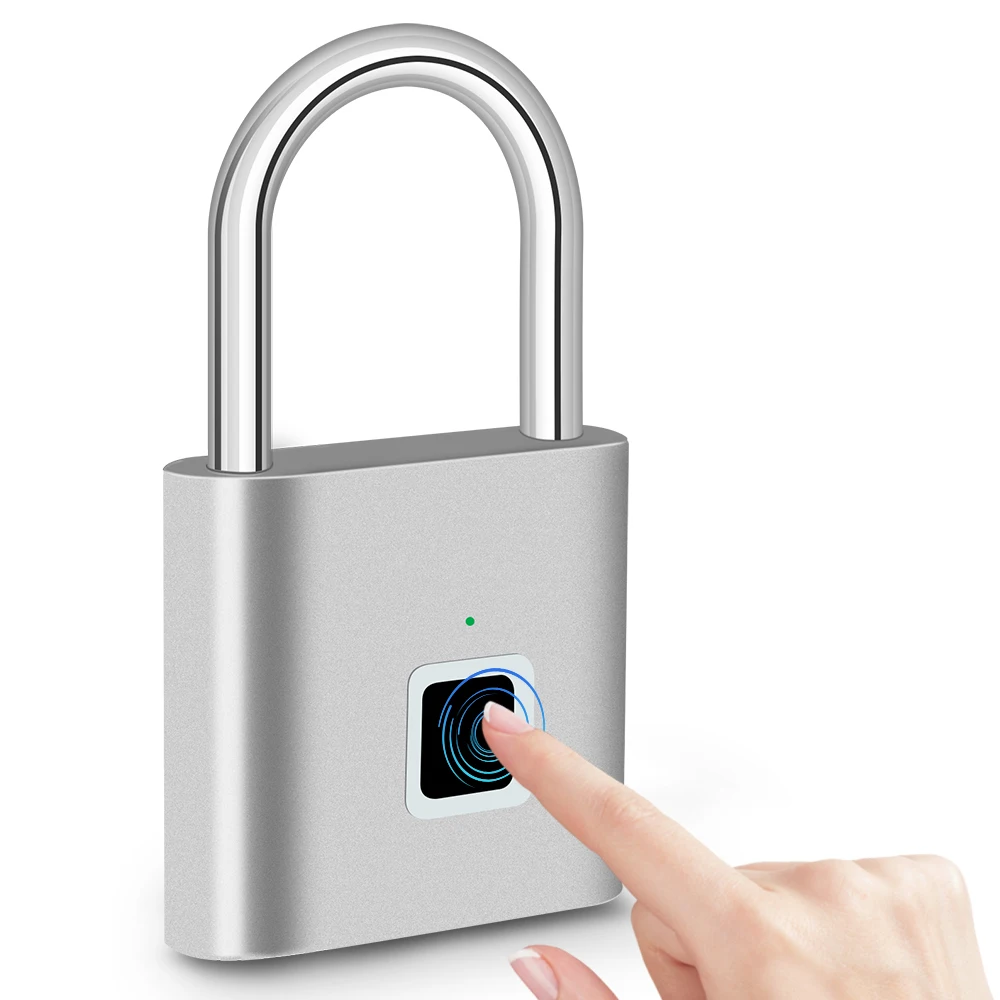 TONGWODE умный USB-зарядный замок с отпечатками пальцев навесной водонепроницаемый