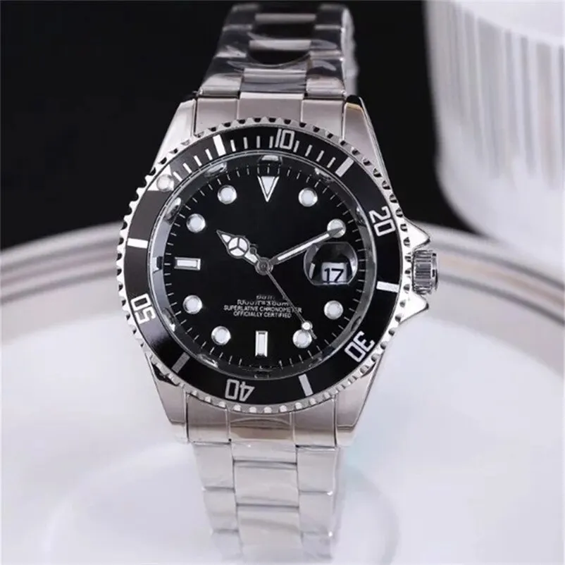 

Men's Luxury Watch Quartz Sub 116610 Green/Black Designer Life Waterproof Date Steel Fold Over Clasp Watch