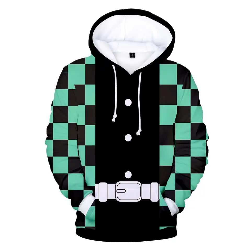 

Japan Anime Demon Slayer Role of clothing Kimetsu Geen Yaiba Kamado Tanjirou Cosplay Kostuum Mannen Kimono Kimono