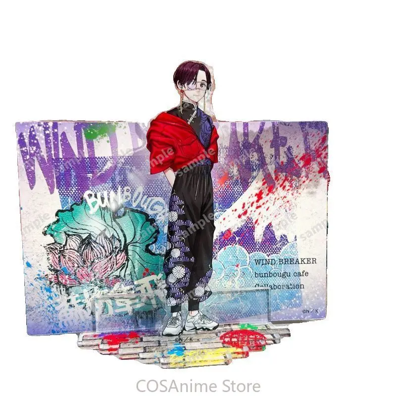 Фото Игра WIND BREAKER акриловая модель стенд Nirei Akihiko Sakura Haruka Hiiragi Toma Suo Hayato настольный реквизит украшение подарок №2