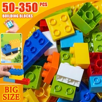 classic colorful diy large particles assembly big size bulk bricks building blocks compatible educational toys moc set kids gift