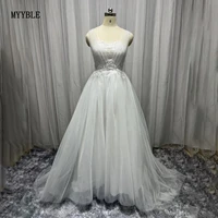 2022 plus size long boho beach a line backless wedding dress v neck bride dresses princess real photo custom made wedding gowns