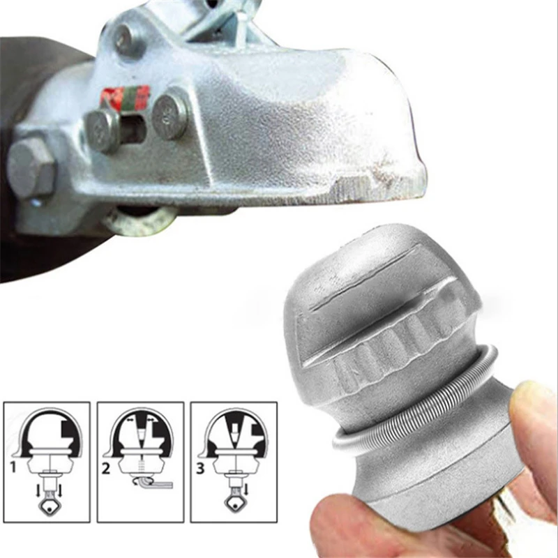 

Tow Caravan Anti Theft Device Universal Practical Hitch lock Trailer Hitch Trailer Parts Caravan Tow Coupling Hitch Ball Lock