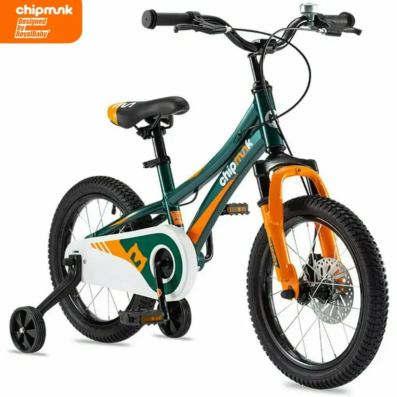

Girls Bike 16inch Explorer Bicycle Front Suspension Aluminum 's Cycle with Disc Brakes Green Brake adapter Disc brake pads Mm d