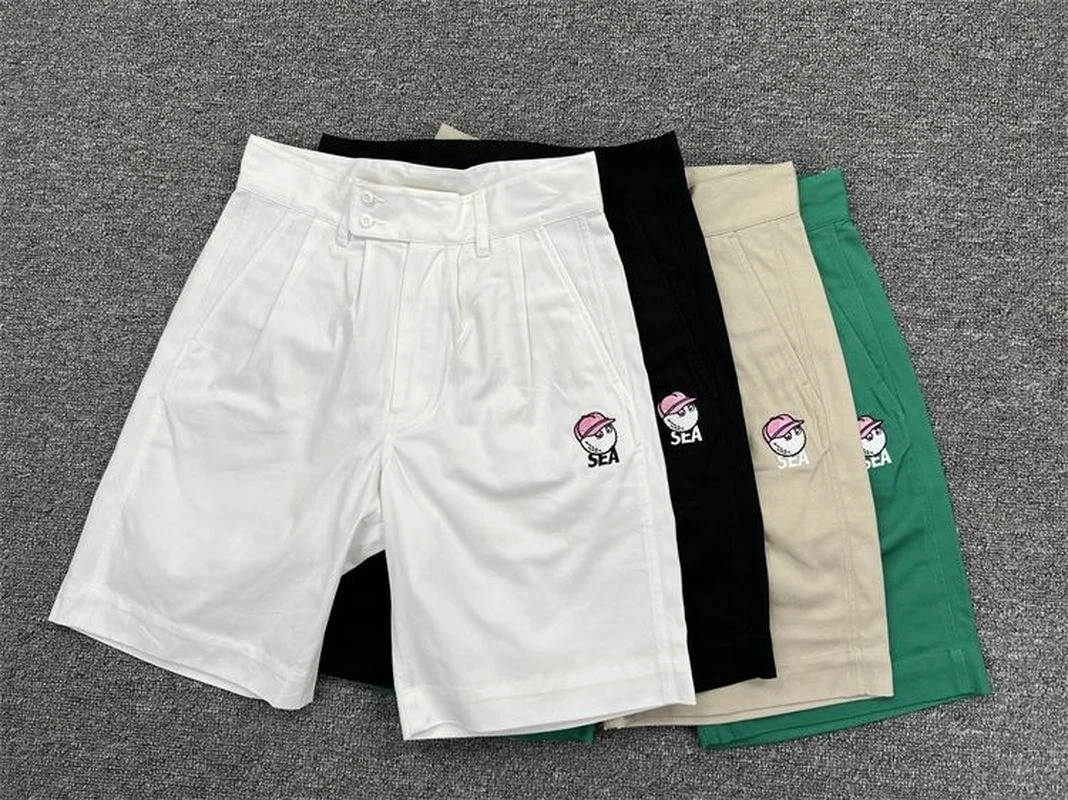 

Malbon Golf Casual Shorts Men's Summer Pure Cotton Breathable Sports Pants Ball High Elasticity High Street Daily Five Pants