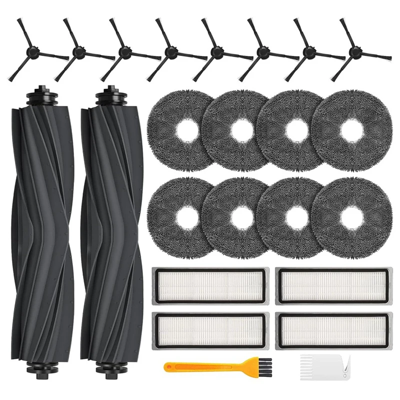 

For Dreame L10S Ultra / L10 Ultra, For Xiaomi X10+ Robot Vacuum Cleaner Main Side Brush Hepa Filter Mop Cloth Replacement