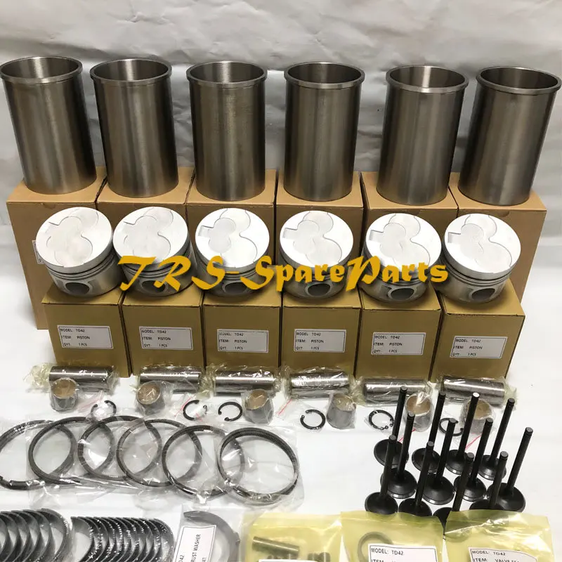 TD42 STD Overhaul Rebuild Kit for Nissan Engine Patrol Y60 Year 1995 | Pistons Rings Rods &amp Parts