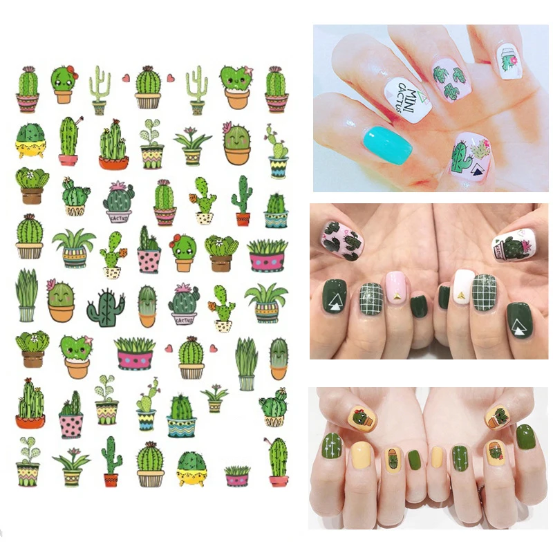 

Nail Glue Stickers Ins Stars Moon Cartoon Rabbit Panda Flower Nail Decoration Decals Nail Sticker Nail Art Decorations Toys