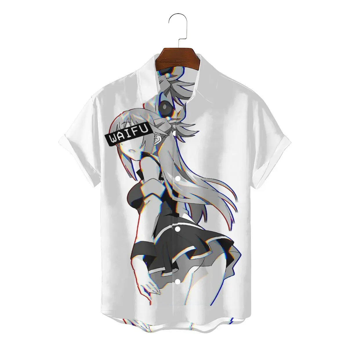 

Aqua Waifu 3D Shirt For Male KonoSuba God's Blessing Aqua Darkness Anime Clothing Fashion Shirts Soft Printed Loose