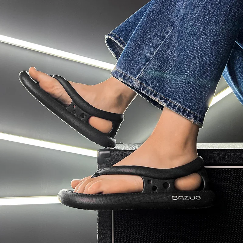 

Shoes 2022 New Men Slippers Unisex Soft Sole Indoor Bathroom Anti-Slip Designer Shoes Wholesale Zapatillas Muje Footwear