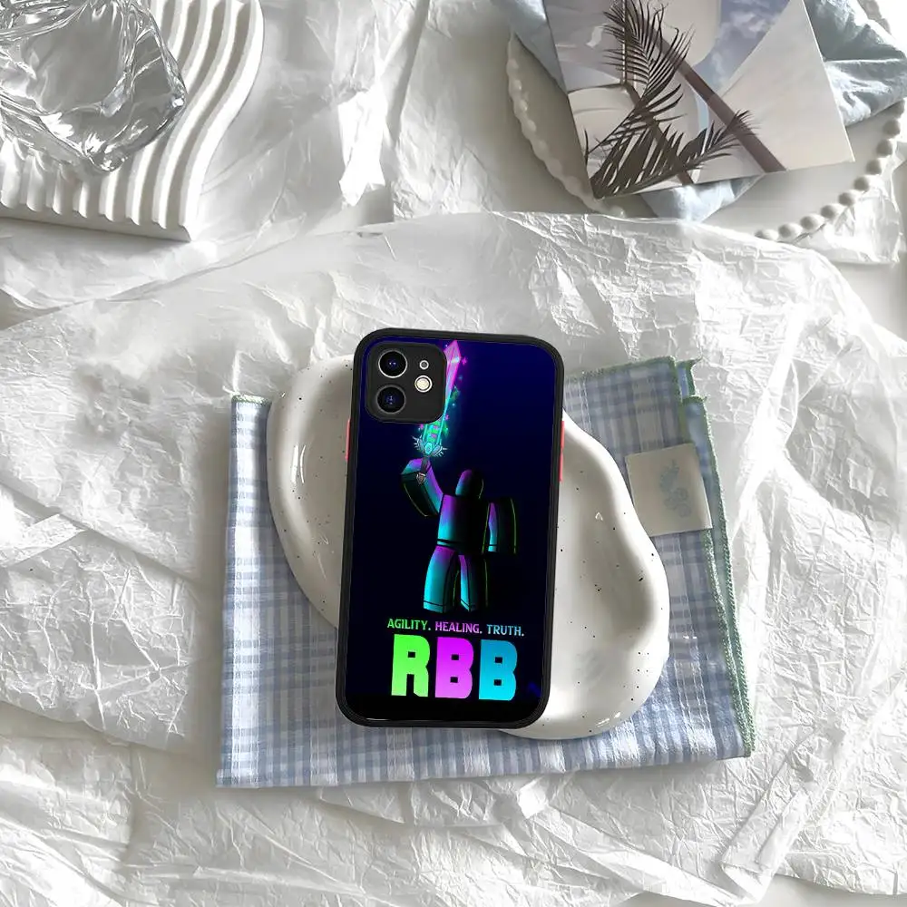 Чехол для телефона Game R-Roblox-ES для iPhone 16, 15, 14, 11, 12, 13 Pro Max Plus 12, XS Max, матовый чехол на заднюю панель (art.: 3920d2ef64719) - 3920d2ef64719