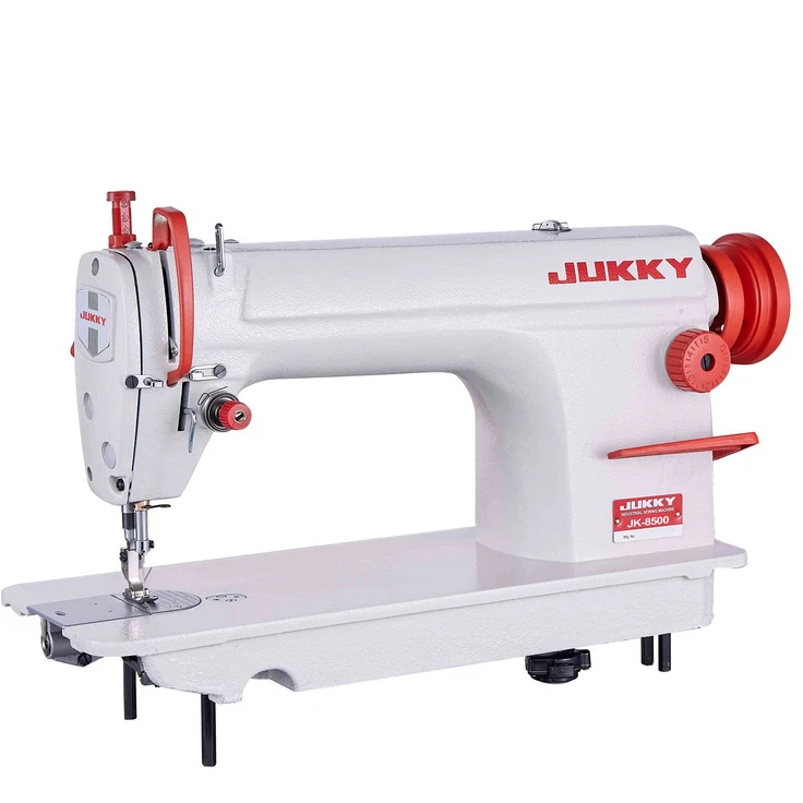 

JK8700 red color High Speed Lockstitch Sewing Machine Electronic Industrial Sewing Machines 13mm Max. Sewing Thickness