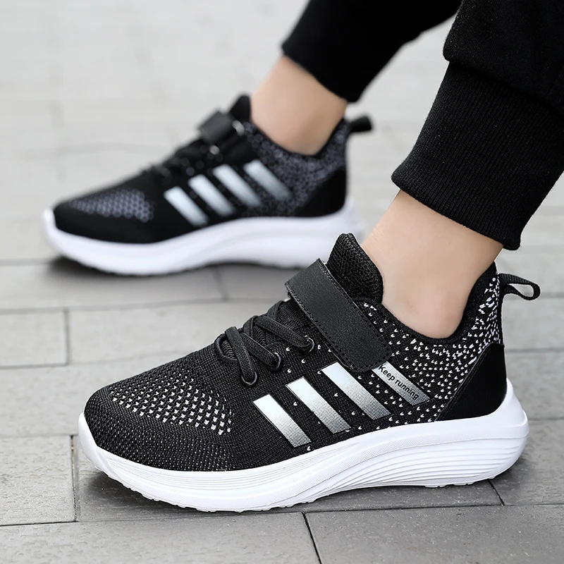 

2023 New Kids Running Shoes for Boys Girls Sneakers Breathable Sport Shoes Mesh Lightweight Children Casual Shoes Tenis Infantil
