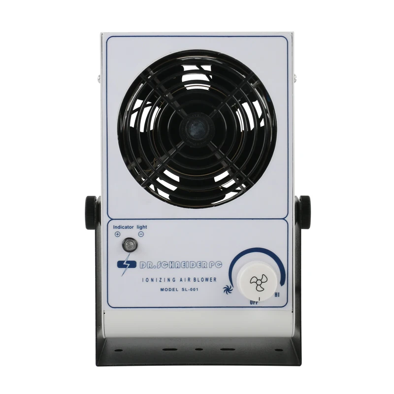 

SL-001 антистатический Настольный ионизированный воздух центробежный воздухонагнетатель широкого спектра применения литий-ионный анти-статический устранить оборудование для защиты от электростатических разрядов статического электричества устранить